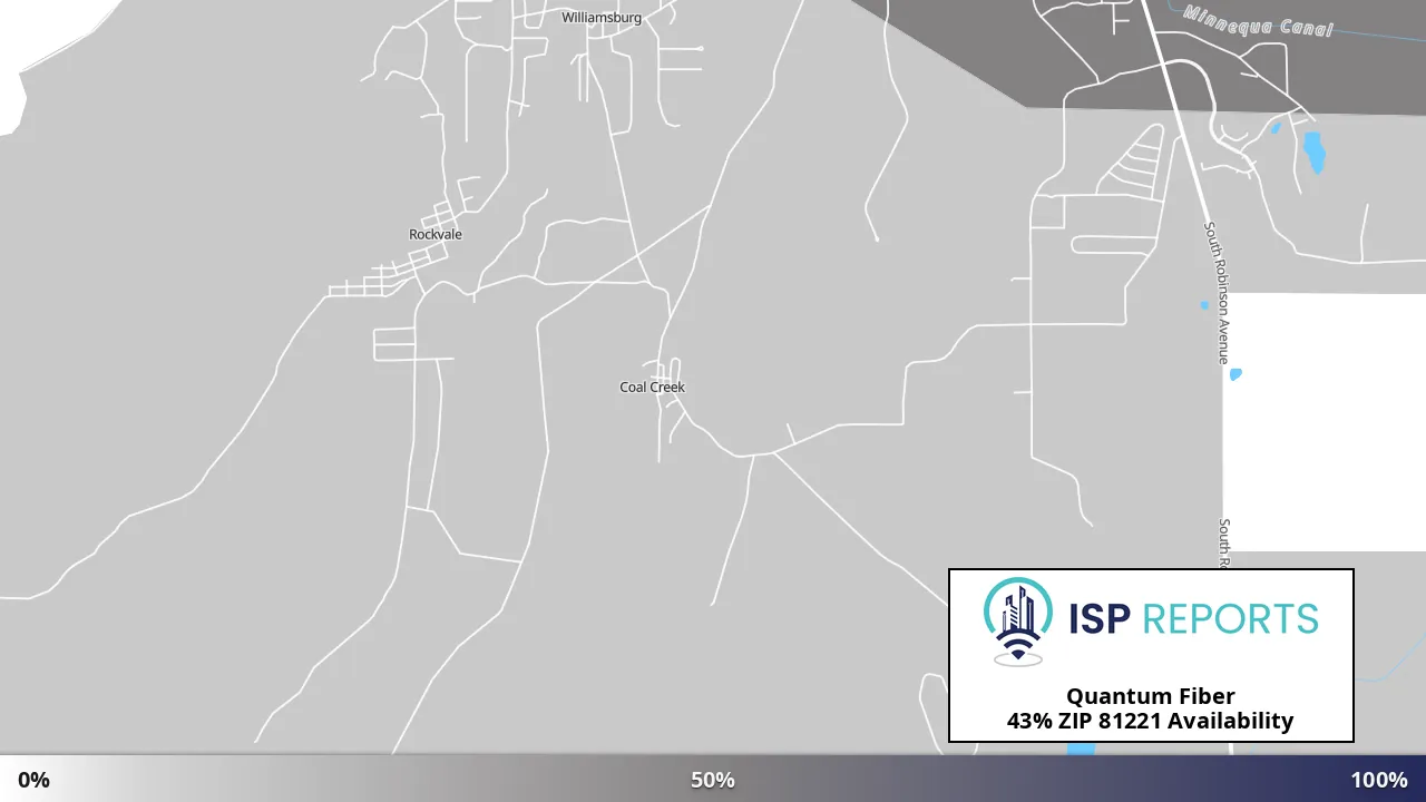 81221, CO map of internet availability