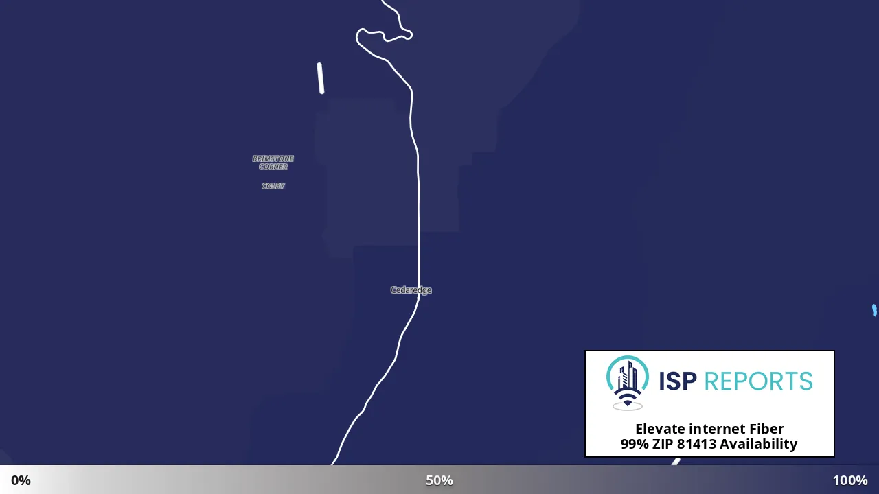 81413, CO map of internet availability