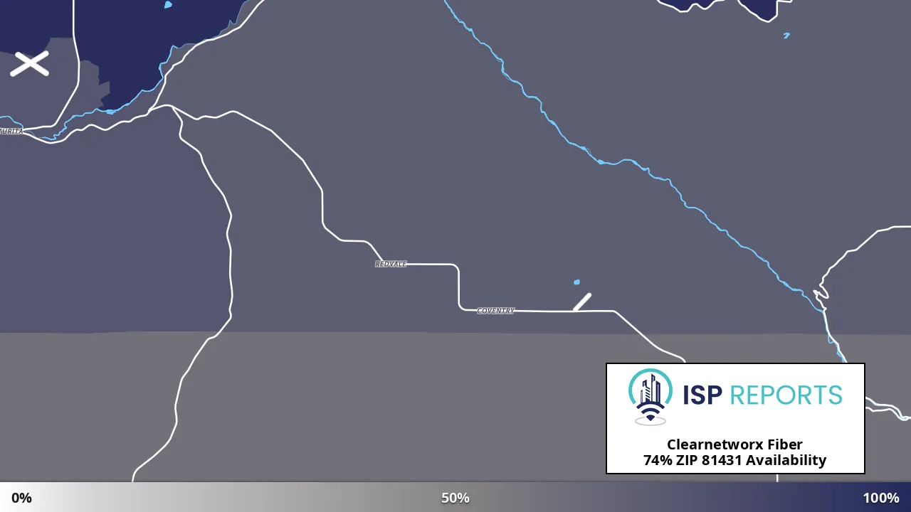 81431, CO map of internet availability