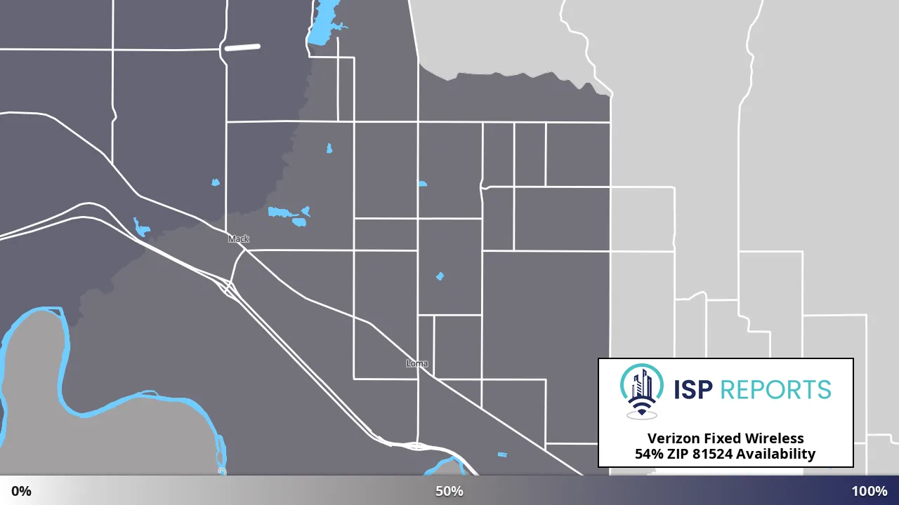 81524, CO map of internet availability