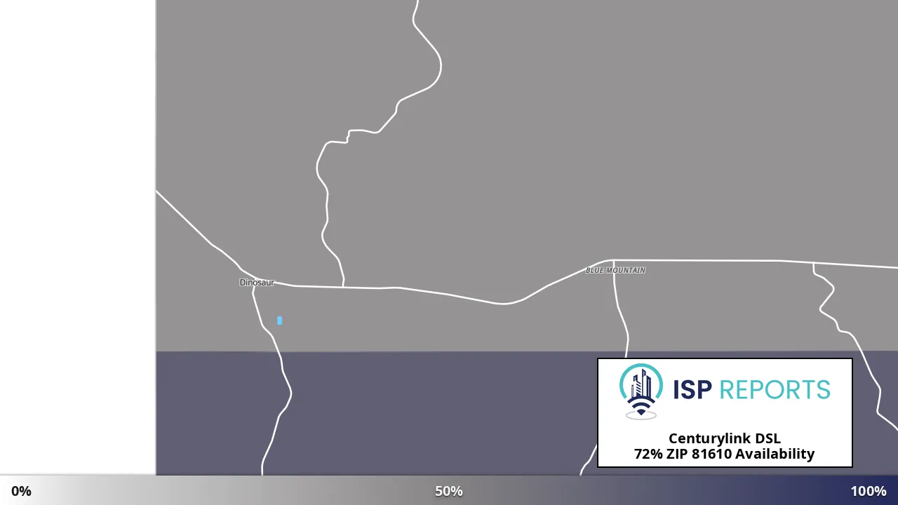 81610, CO map of internet availability