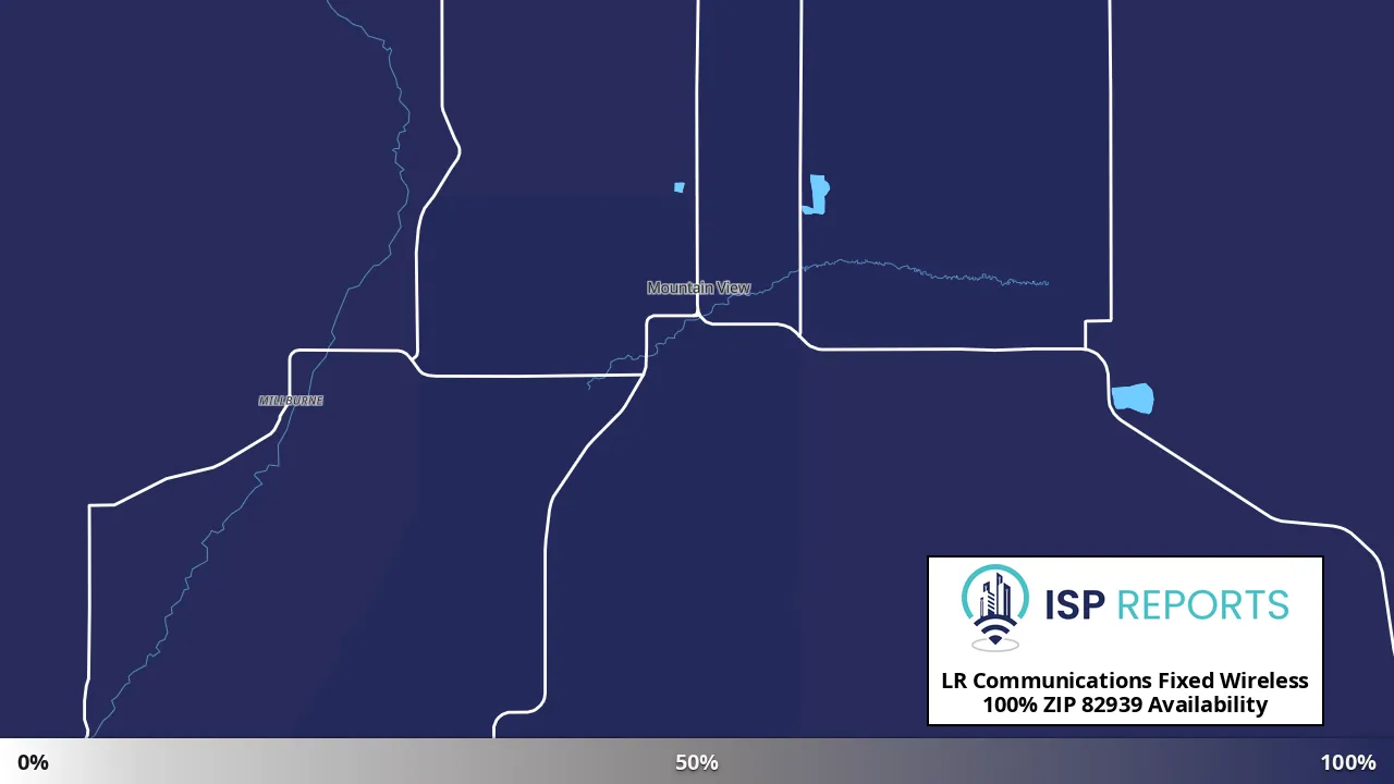 82939, WY map of internet availability