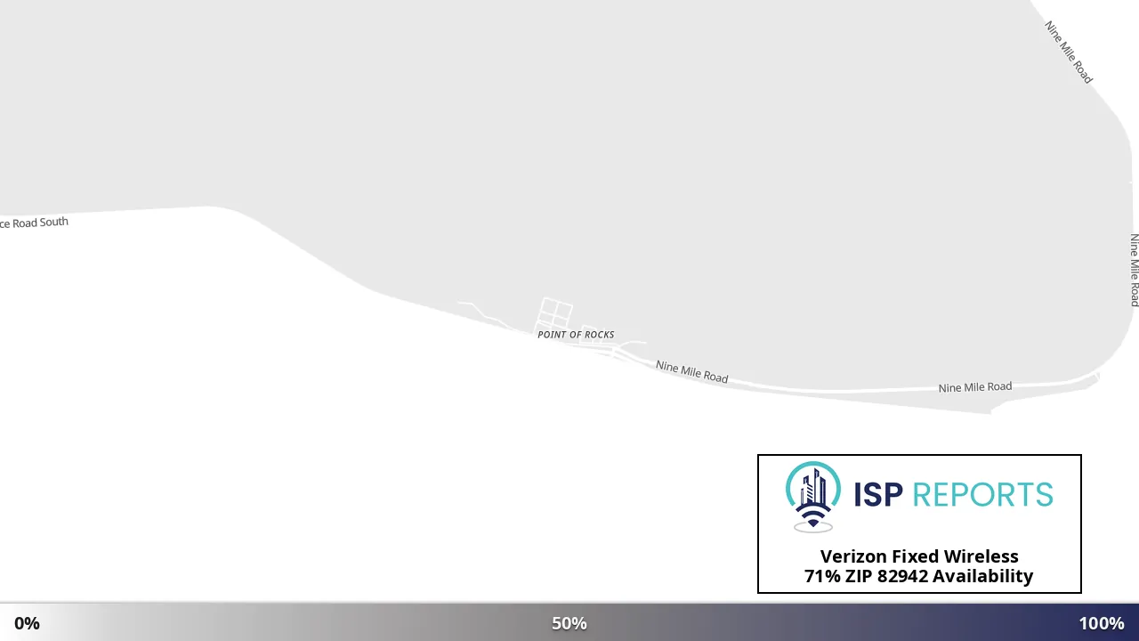 82942, WY map of internet availability