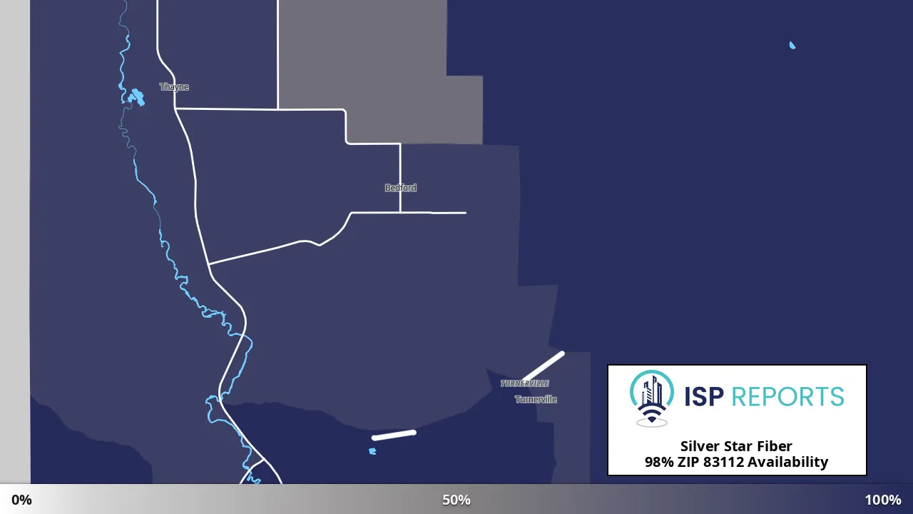 83112, WY map of internet availability