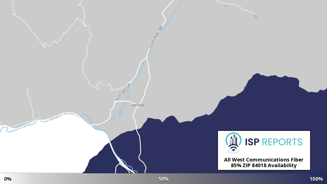 84018, UT map of internet availability