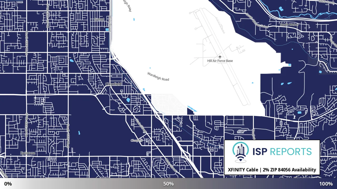 84056, UT map of internet availability