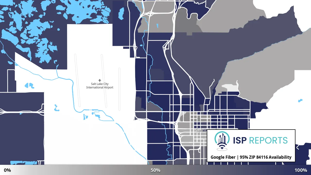 84116, UT map of internet availability