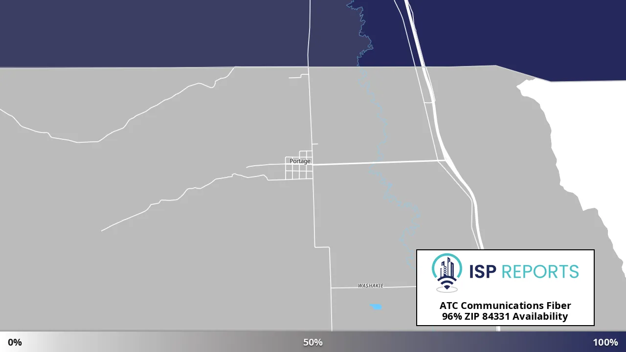 84331, UT map of internet availability
