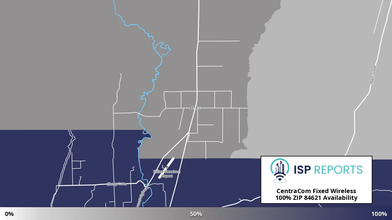 84621, UT map of internet availability