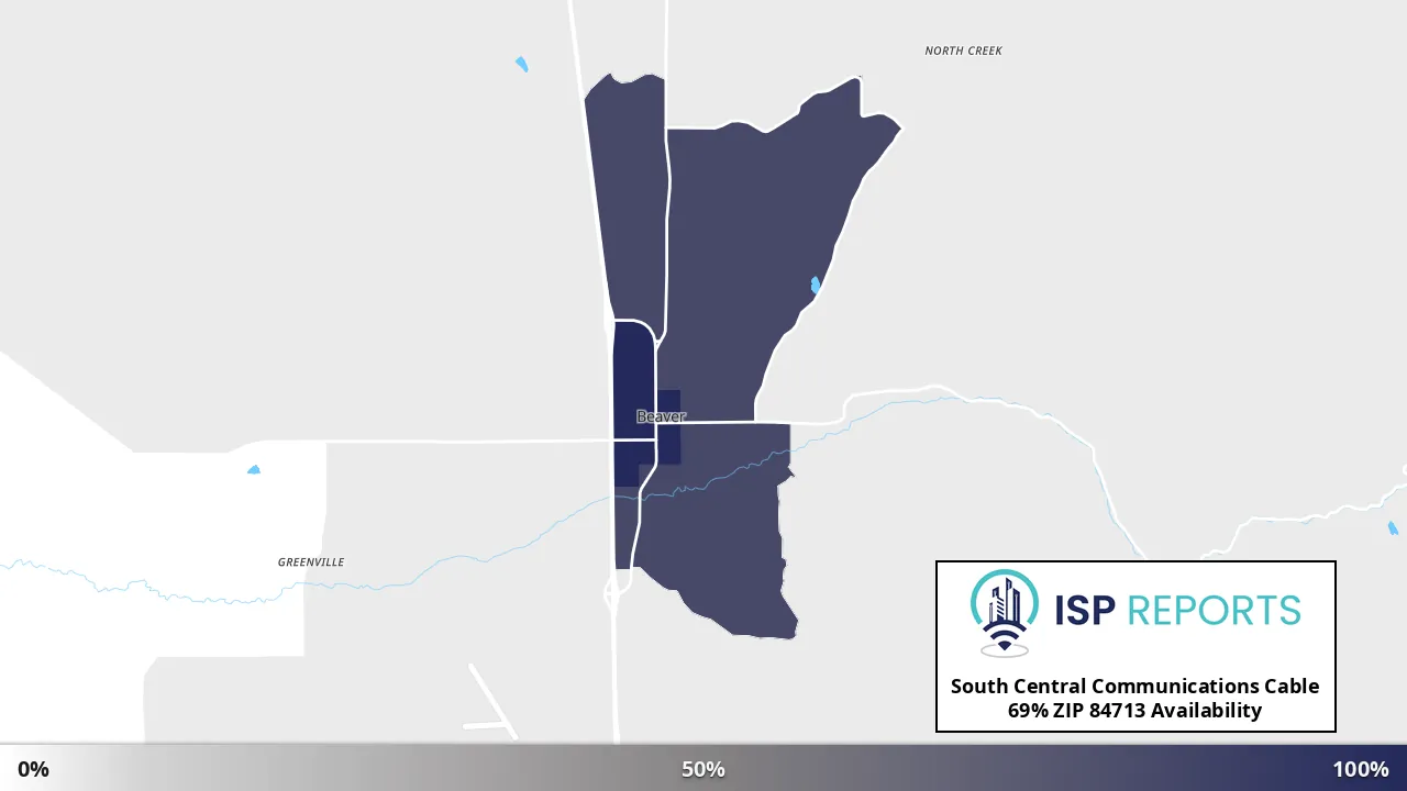 84713, UT map of internet availability