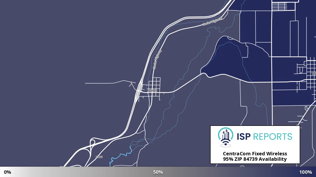 84739, UT map of internet availability