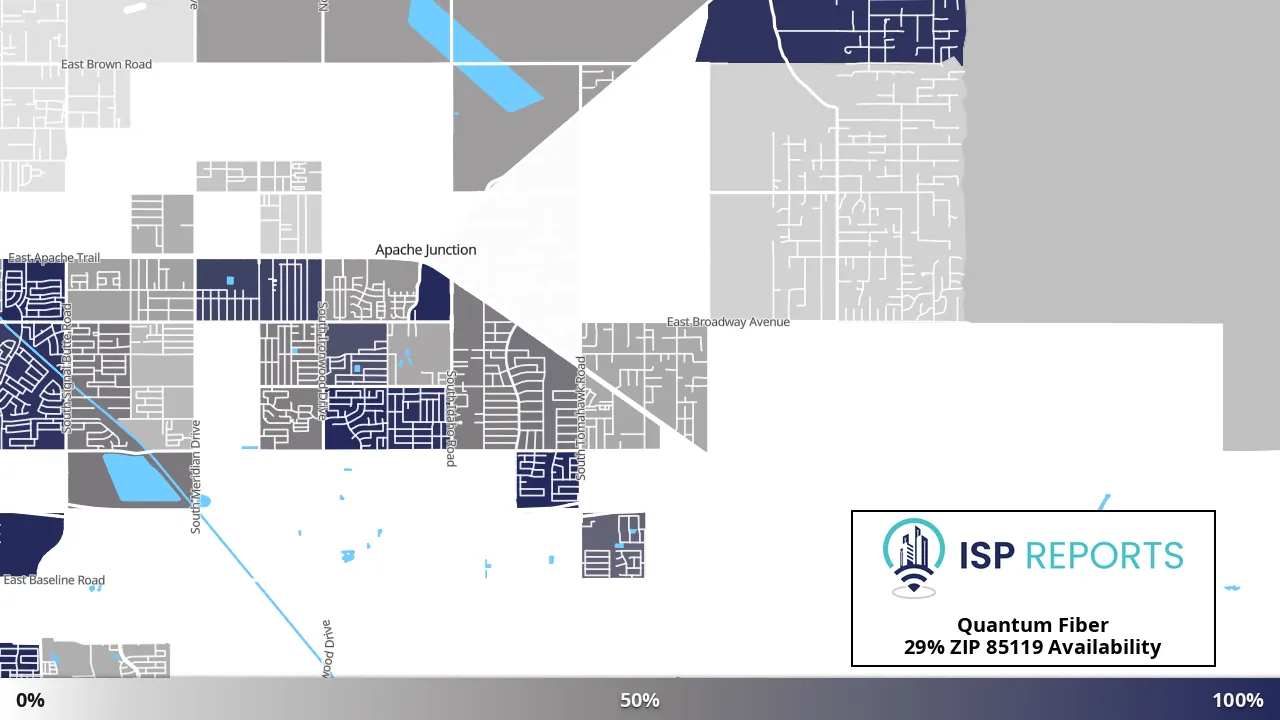 85119, AZ map of internet availability