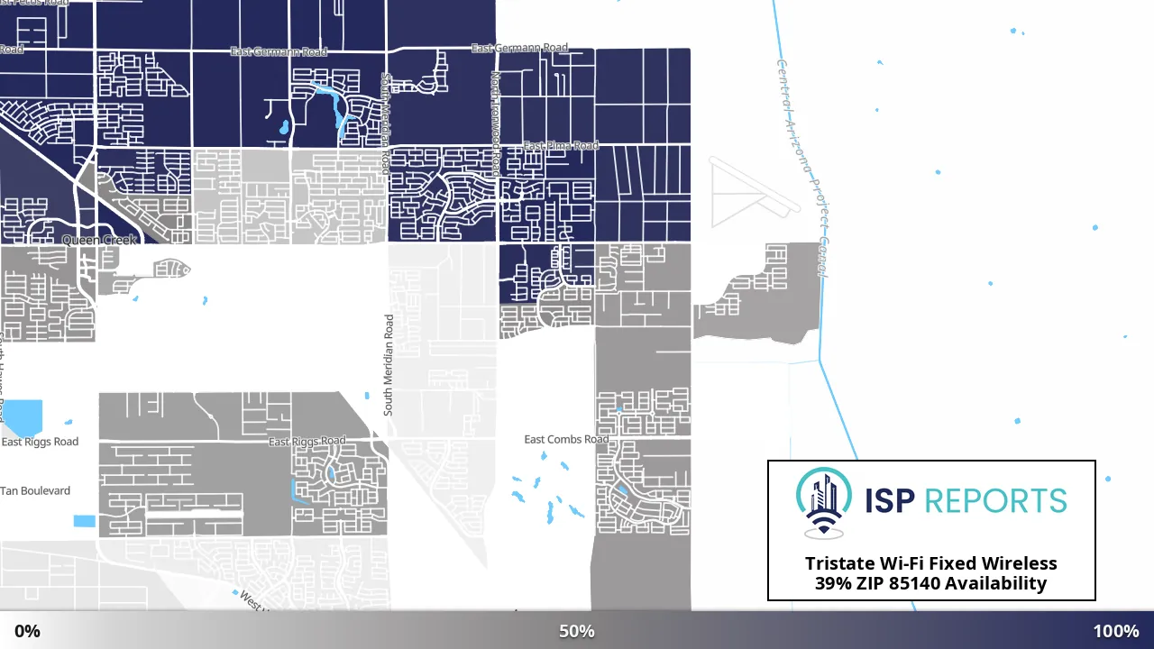 85140, AZ map of internet availability