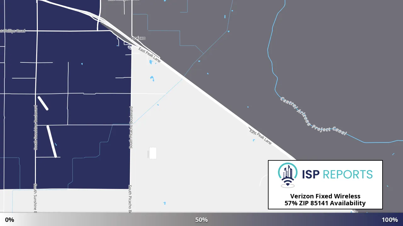 85141, AZ map of internet availability