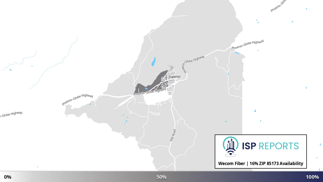 85173, AZ map of internet availability