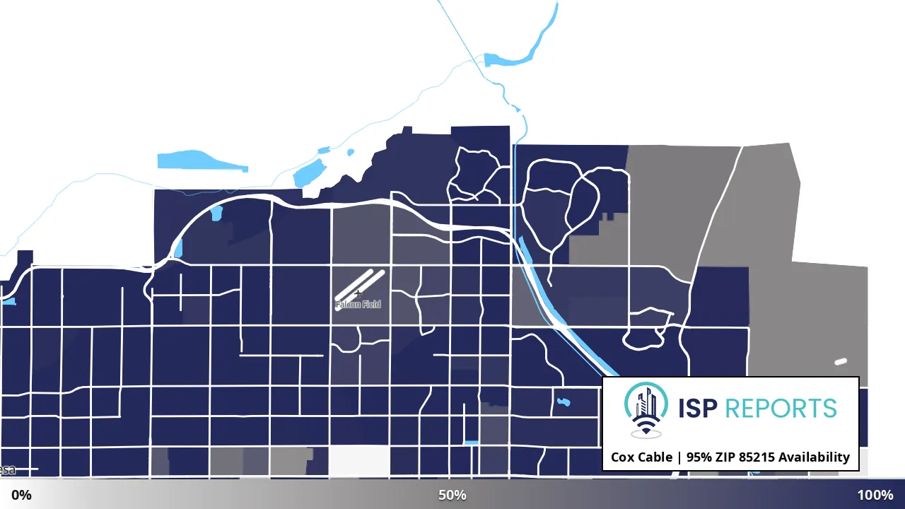 85215, AZ map of internet availability