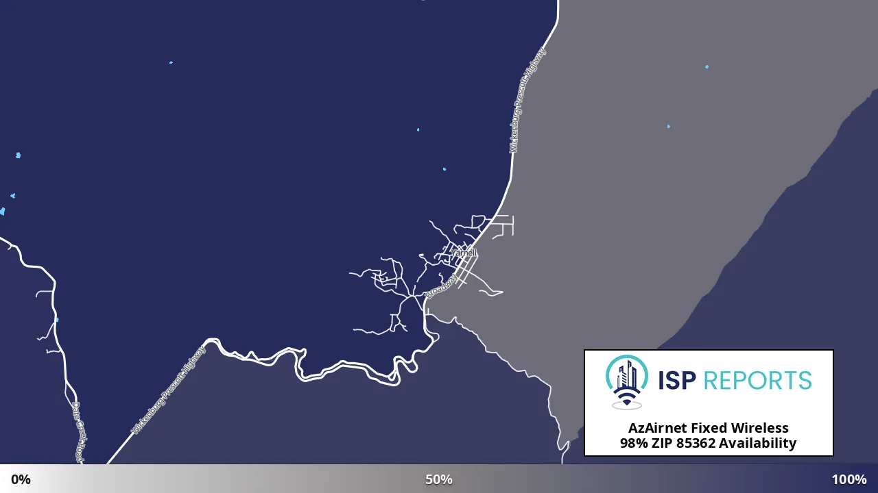 85362, AZ map of internet availability