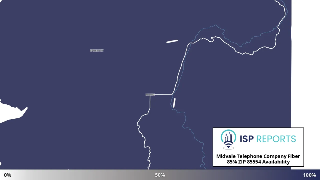 85554, AZ map of internet availability