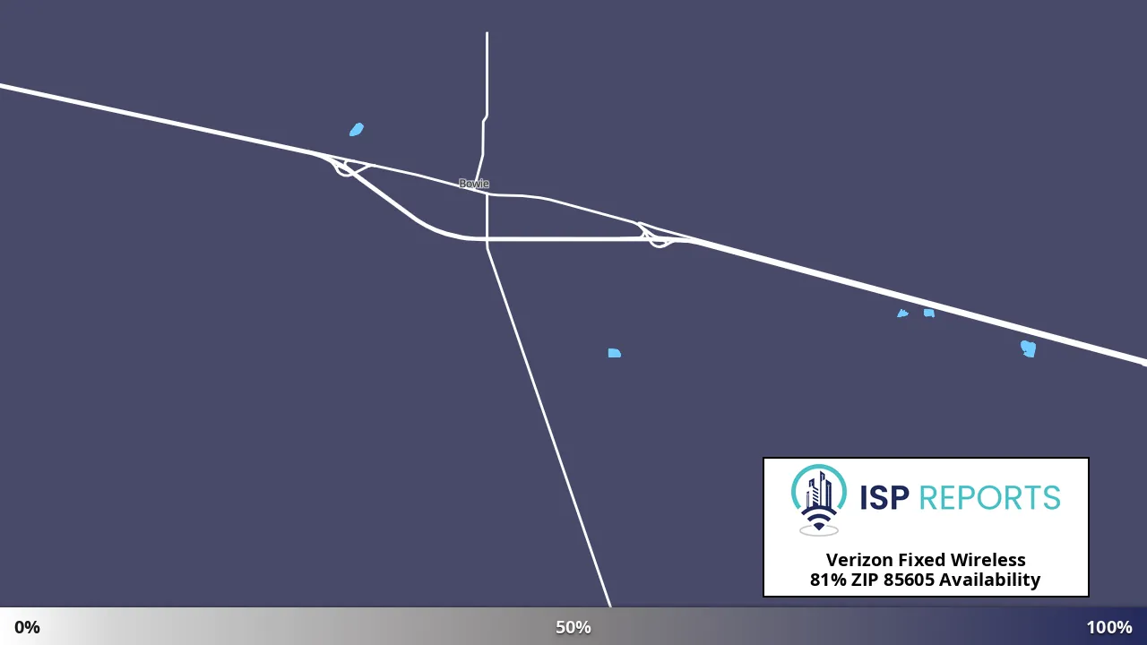 85605, AZ map of internet availability