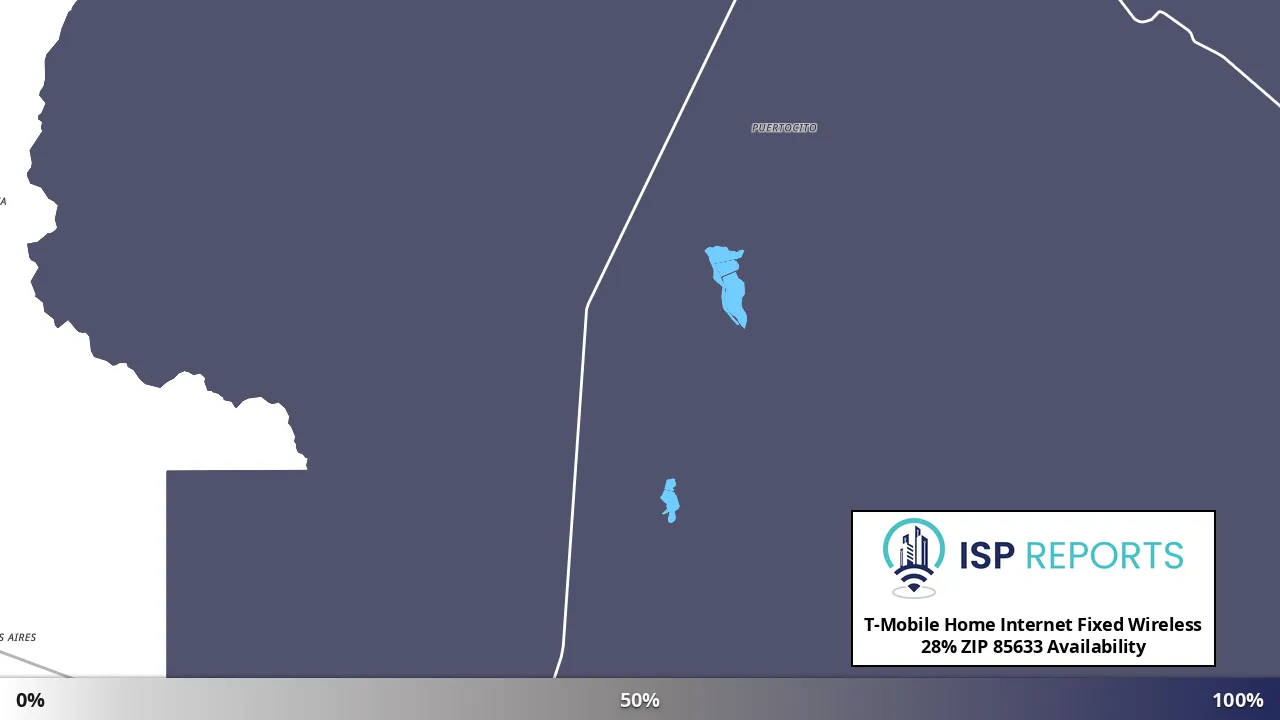 85633, AZ map of internet availability