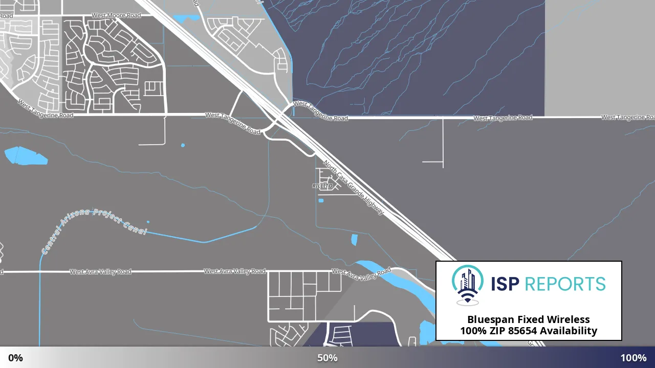 85654, AZ map of internet availability