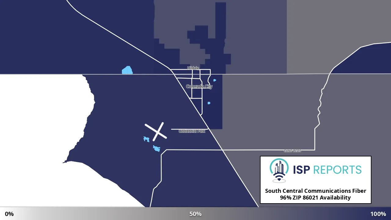 86021, AZ map of internet availability