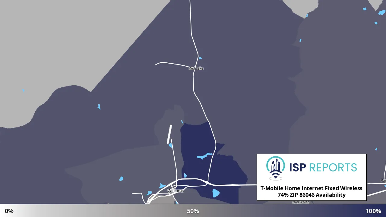 86046, AZ map of internet availability