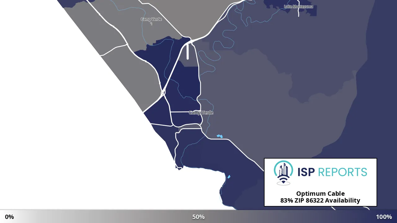 86322, AZ map of internet availability