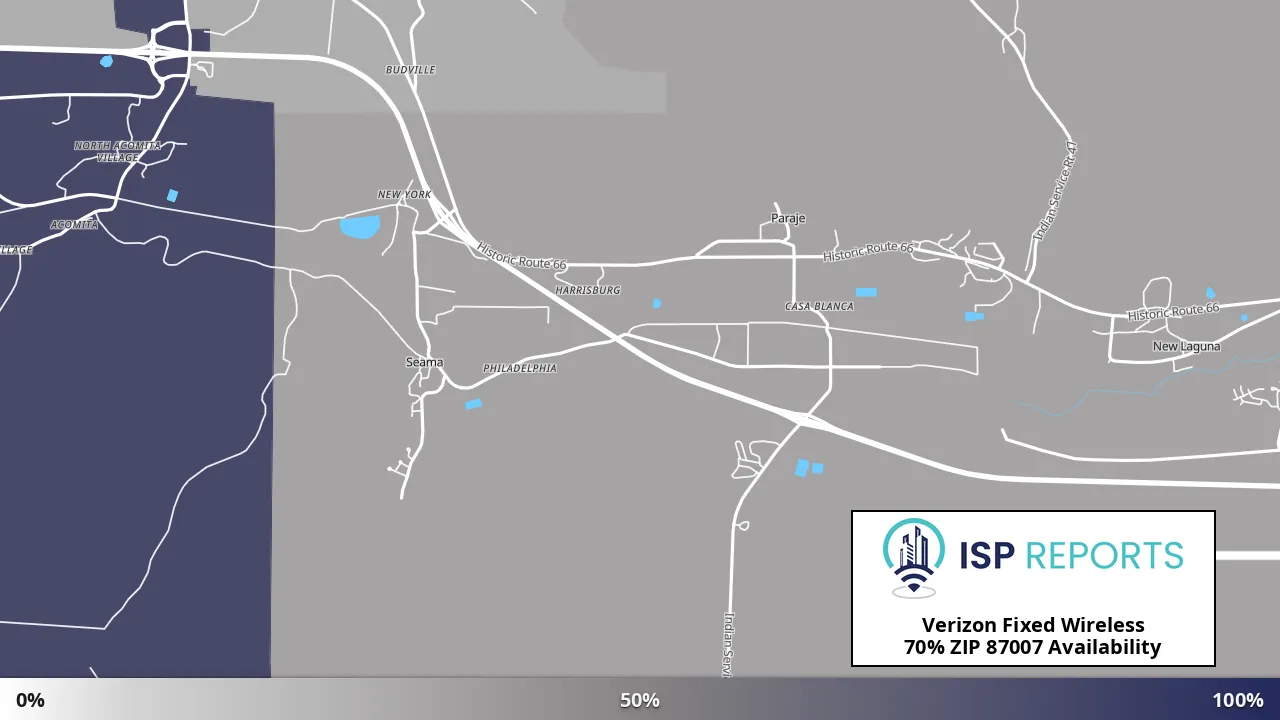 87007, NM map of internet availability