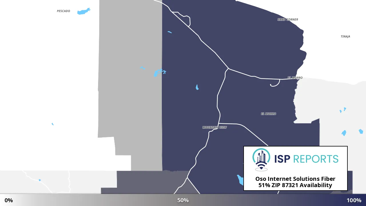 87321, NM map of internet availability