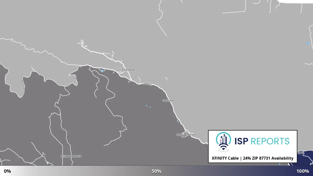 87731, NM map of internet availability