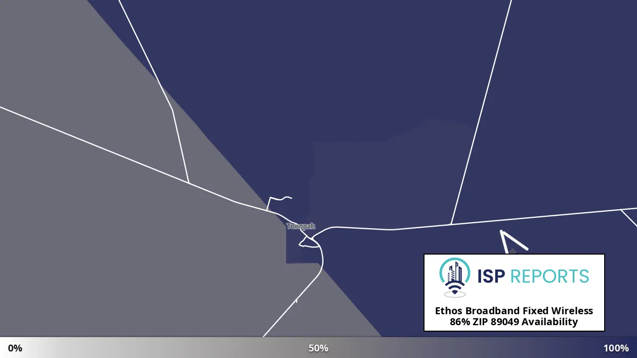 89049, NV map of internet availability