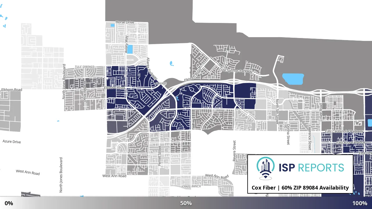 89084, NV map of internet availability
