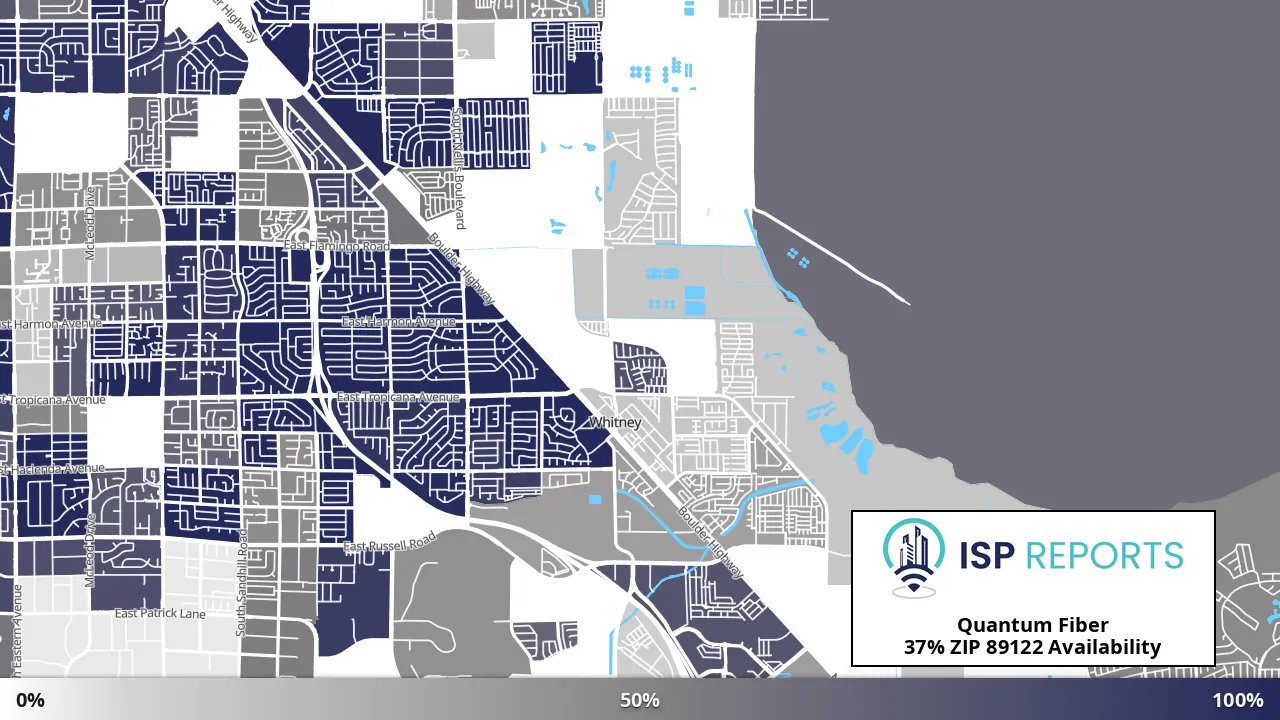89122, NV map of internet availability