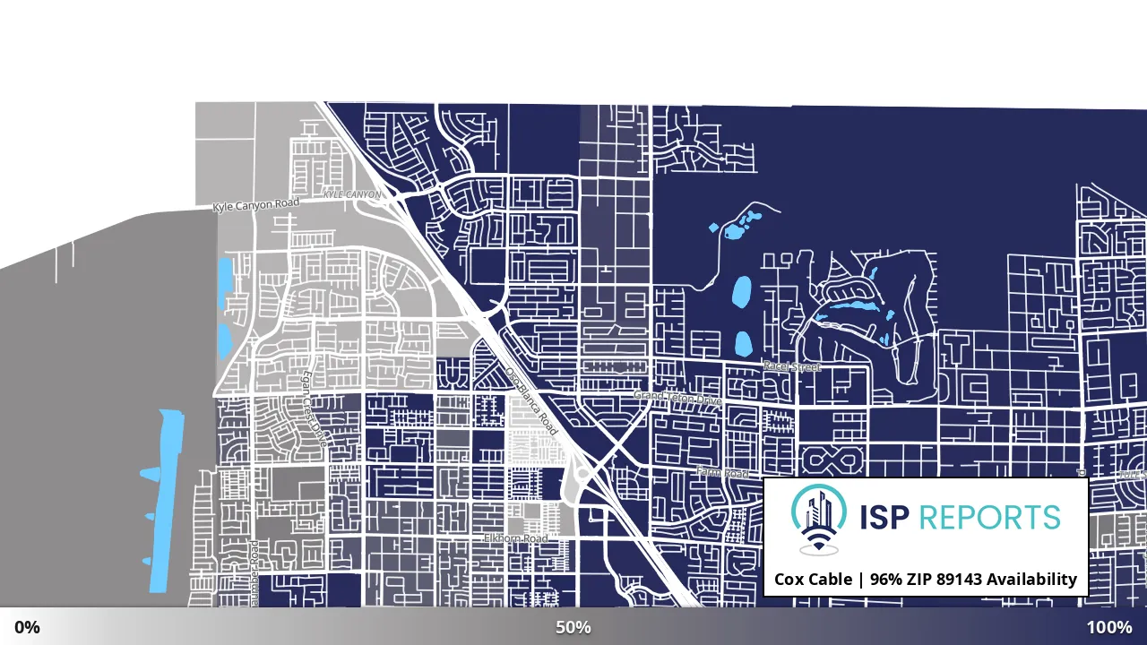 89143, NV map of internet availability