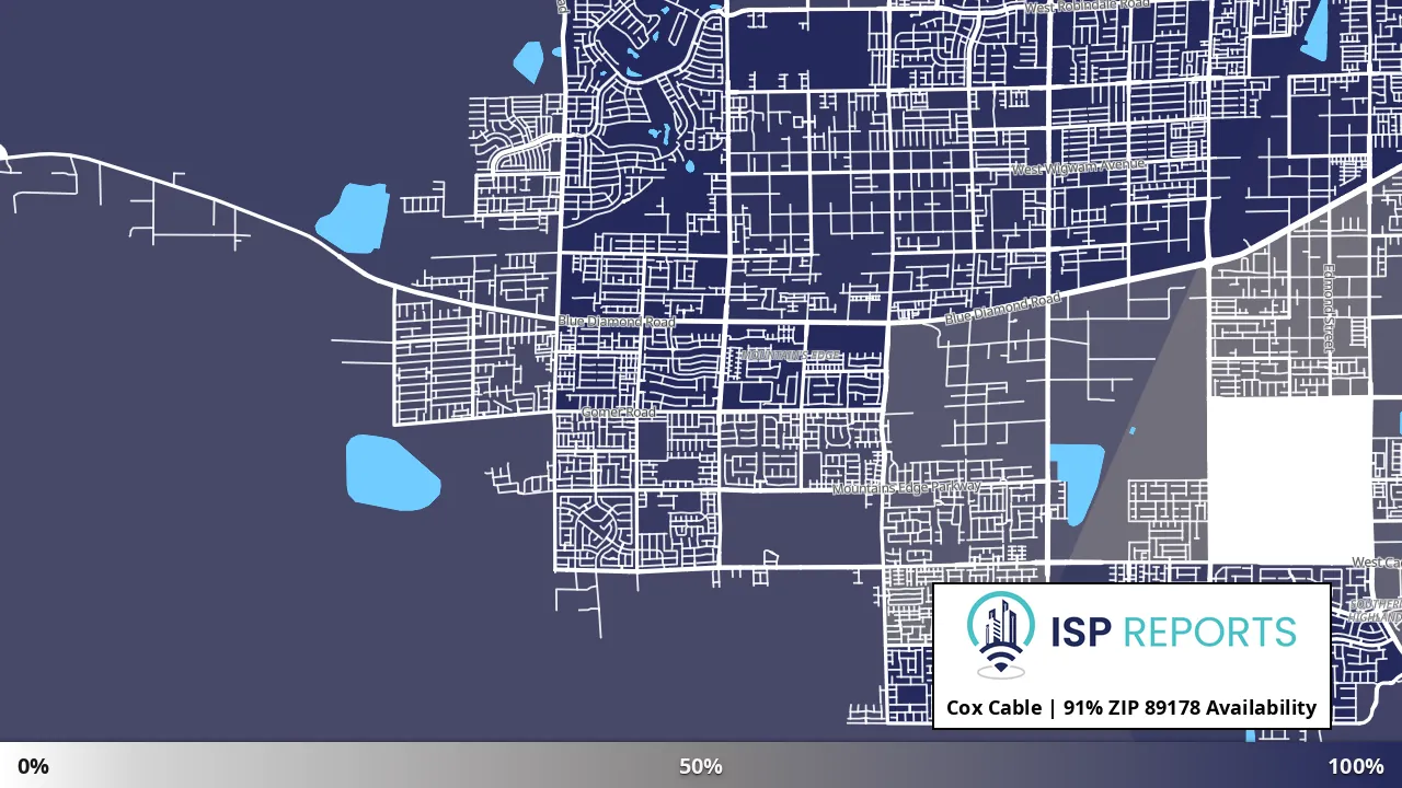 89178, NV map of internet availability