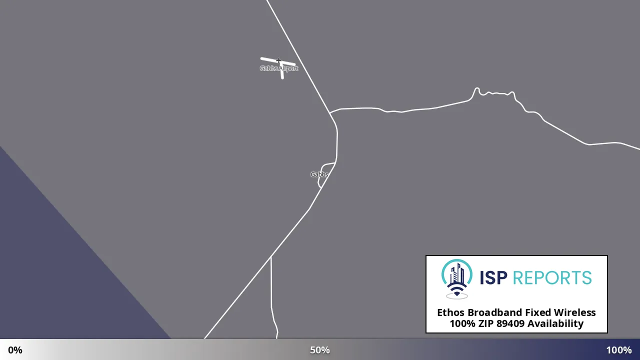 89409, NV map of internet availability