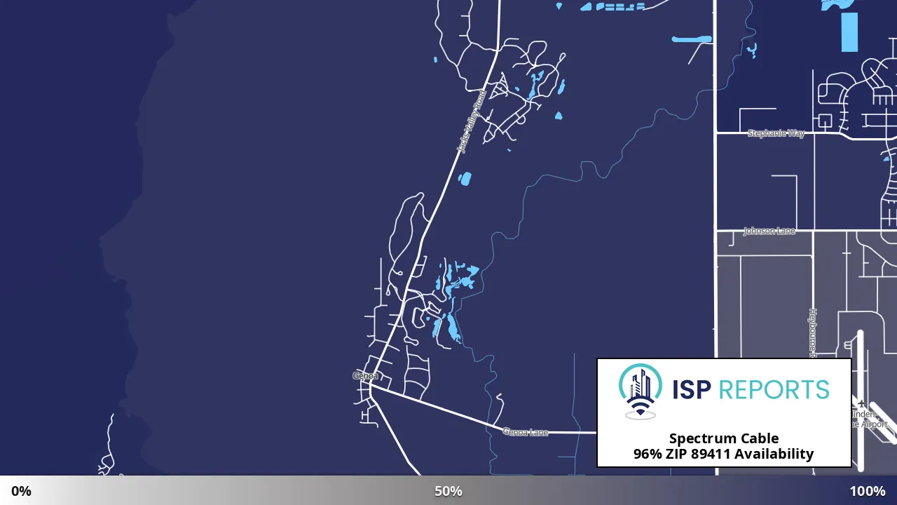 89411, NV map of internet availability
