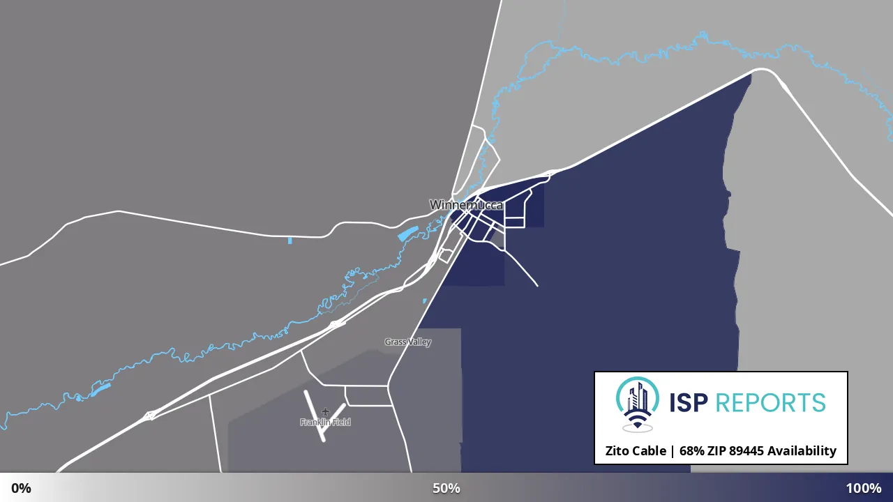 89445, NV map of internet availability