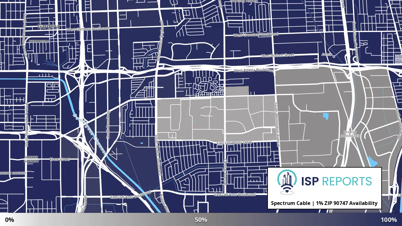 90747, CA map of internet availability