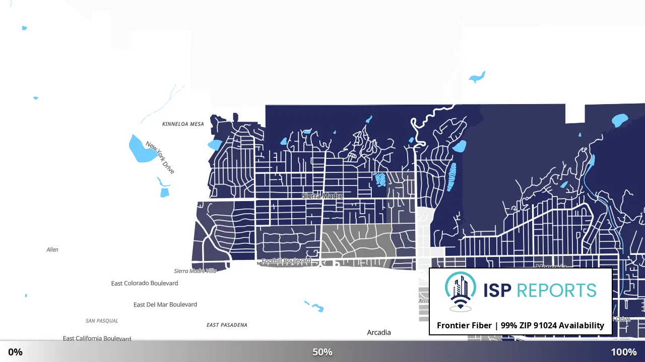 91024, CA map of internet availability