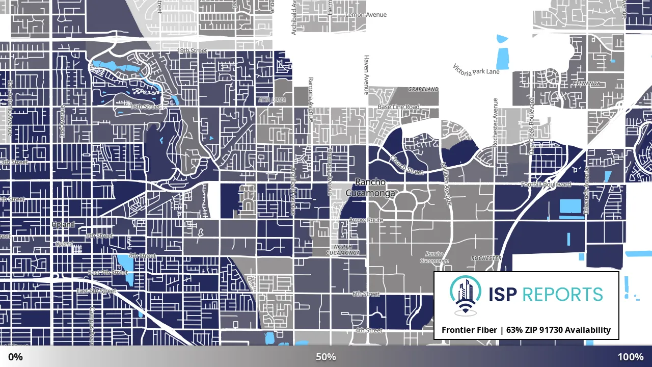 91730, CA map of internet availability