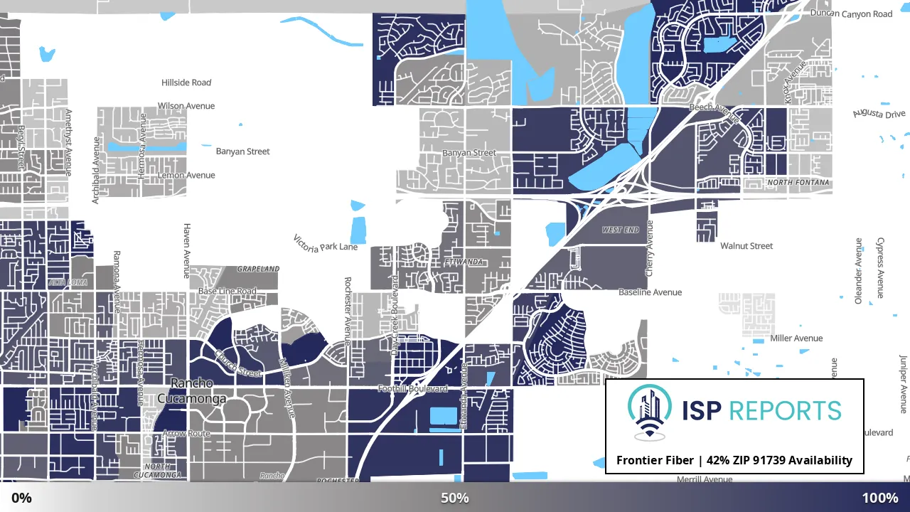 91739, CA map of internet availability