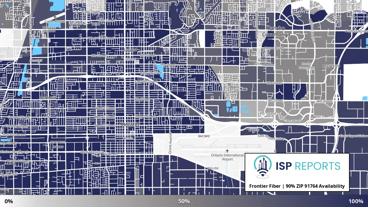91764, CA map of internet availability
