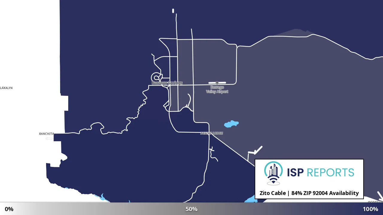 92004, CA map of internet availability