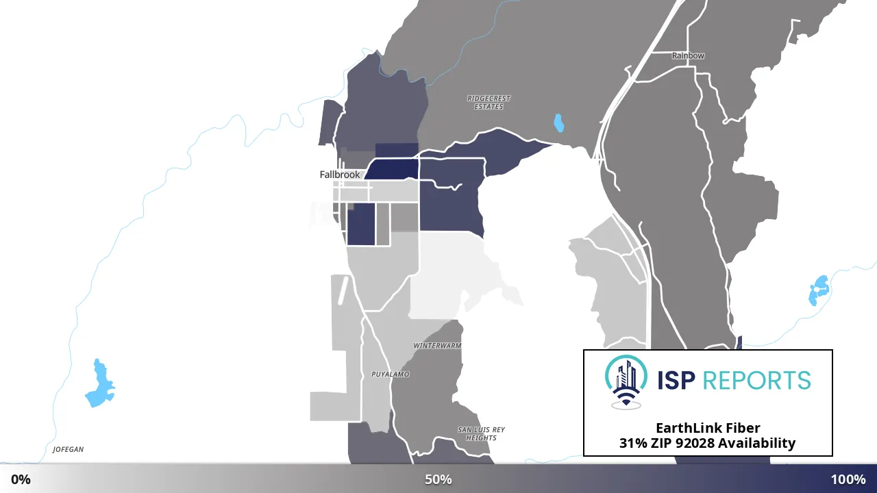 92028, CA map of internet availability
