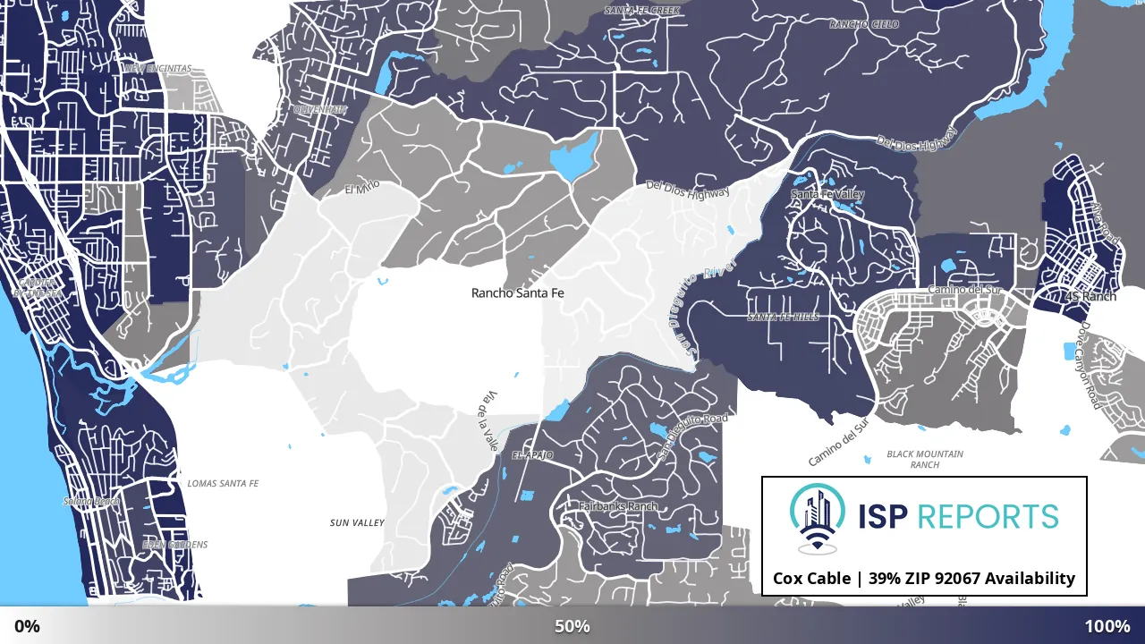 92067, CA map of internet availability