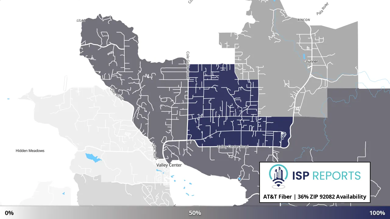 92082, CA map of internet availability