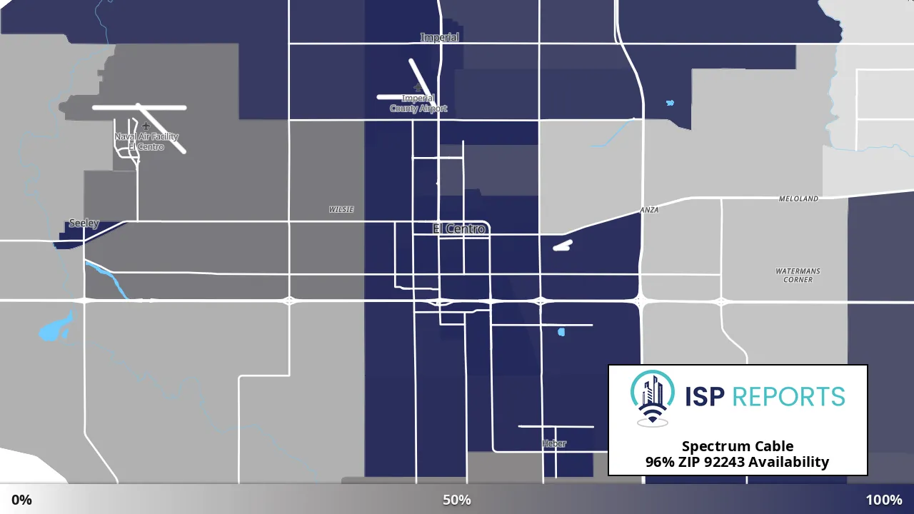 92243, CA map of internet availability