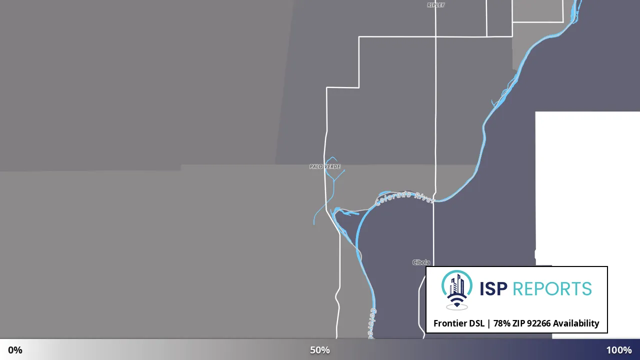 92266, CA map of internet availability